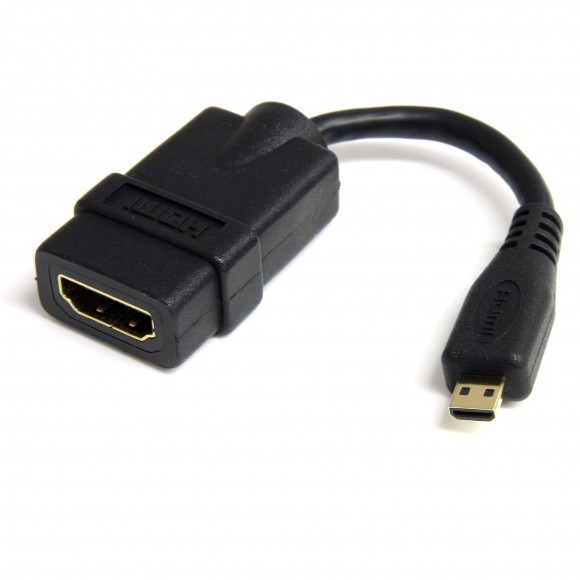 Startech HDMI Female to HDMI Micro (D) 12cm